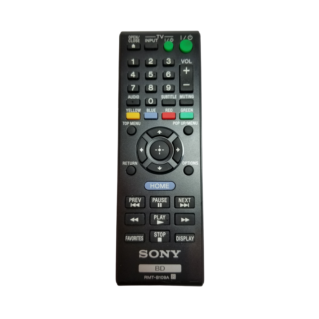 Sony OEM Remote Control RMT-B109A for Sony Blu-Ray Players