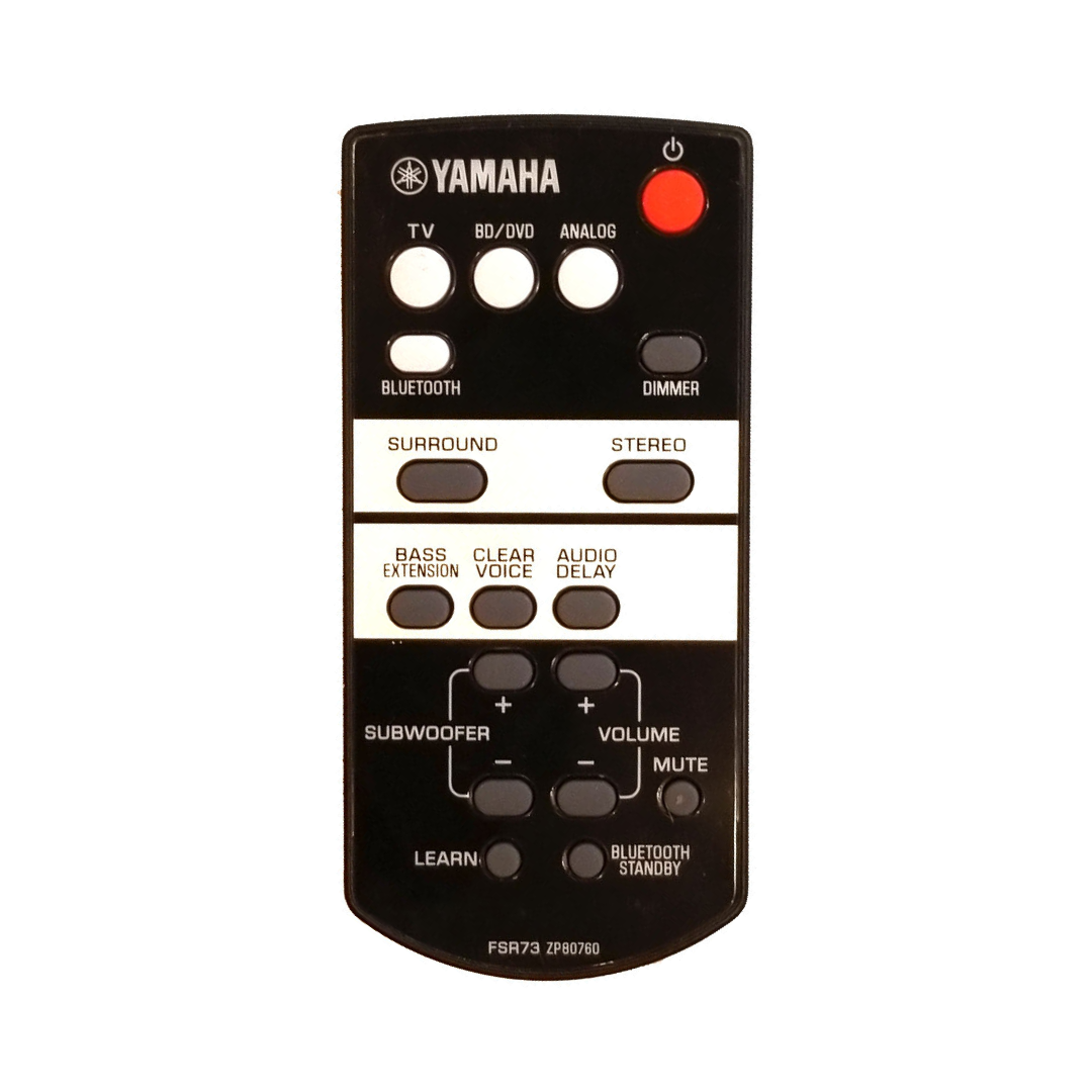 Yamaha OEM Remote Control ZP807600, FSR73 for Yamaha Soundbar